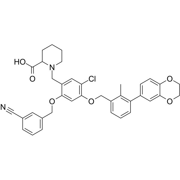 BMS-1166-N-piperidín-COOH č. CAS:2447066-00-2