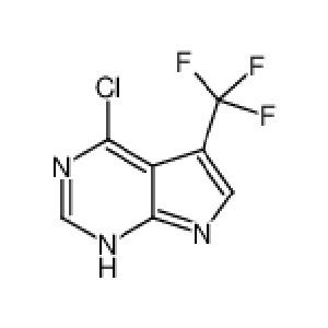 4-Chlór-5-(trifluórmetyl)-7H-pyrolo[2,3-d]pyrimidín CAS č.: 1211520-73-8